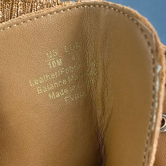 SAM EDELMAN EVINA FRONTIER BROWN Platform Combat boots women size 10 - Picture 10 of 10